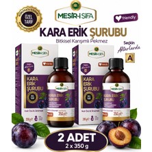 Mesir-i Şifa Kara Erik Şurubu Incir Özü ve Sinameki Içerikli Erik Şurubu 350G 2 Adet