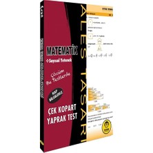 TeknoKapsül Tasarı Yayınları Ales Matematik Yaprak Test