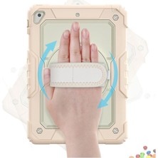 TKÇ Apple Ipad 5 Air 9.7 Kılıf Strap New Tablet Kapak - Pembe