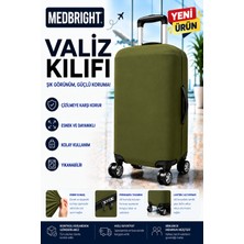 Medbright Valiz Kılıfı Bavul Kılıfı Likralı Esnek Kumaş ve Dayanıklı Valiz Kılıfı