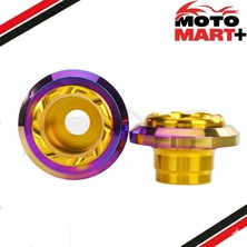 Motomart+ Yamaha Tricity 300 Sarı Metal Teker Koruma Takozu 2 Adet MR0610