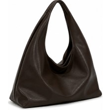 Tecer Bag Kadın Süet Fermuarlı Salaş Shopper Vintage Omuz Çantası