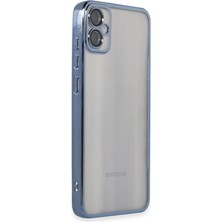 Magicool Samsung Galaxy A05 Kılıf Razer Lensli Silikon - Lacivert