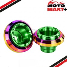 Motomart+ Benelli TRK251 Yeşil Metal Teker Koruma Takozu 2 Adet MR0478