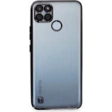 Magicool Realme C25Y Kılıf Razer Lensli Silikon - Siyah