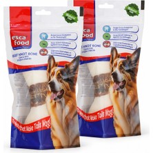 Esca Food Dana Etli Düğüm Kemik 15,5 Santimetre 120 Gram Tekli Köpek Ödül Maması 2'li Paket