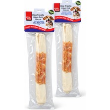 Esca Food Tavuklu Jumbo Roll Kemik 32 Santimetre 200 Gram Köpek Ödül Maması 2'li Paket