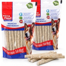 Esca Food Munchy Çubuk Işkembeli 12 Santimetre 8 Gram 40'lı Köpek Ödül Maması 2'li Paket