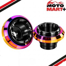 Motomart+ Honda CB250R Siyah Metal Teker Koruma Takozu 2 Adet MR0213