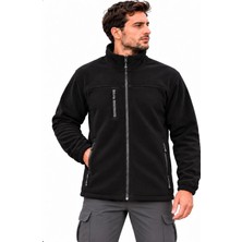 D-Star Erkek Polar Ceket Fermuarlı Yüksek Yaka Sıcak Tutan Outdoor Günlük Kullanım