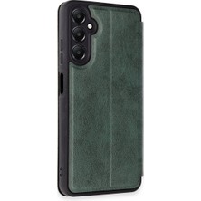 Magicool Samsung Galaxy A15 4g Kılıf Flip Cover - Koyu Yeşil