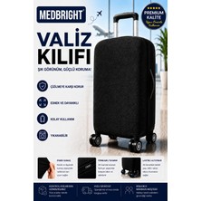 Medbright Valiz Kılıfı Bavul Kılıfı Likralı Esnek Kumaş ve Dayanıklı Valiz Kılıfı