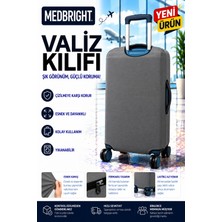 Medbright Valiz Kılıfı Bavul Kılıfı Likralı Esnek Kumaş ve Dayanıklı Valiz Kılıfı