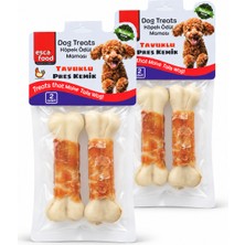 Esca Food Tavuklu Pres Kemik 12,5 Santimetre 2'li 100 Gram Köpek Ödül Maması 2'li Paket