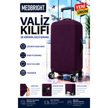 Medbright Valiz Kılıfı Bavul Kılıfı Likralı Esnek Kumaş ve Dayanıklı Valiz Kılıfı