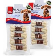 Esca Food Dana Etli Pres Kemik 7 Santimetre 25 Gram 4'lü Köpek Ödül Maması 2'li Paket