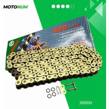 MOTONUM Honda Cbr 125 R (2004-2010) Zincir-Cz Chain-Gold MN0326