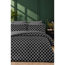 More Home  Tek Kişilik Lastikli Çarşaflı Nevresim Takımı  Motif Desen