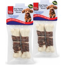 Esca Food Dana Etli Pres Kemik 12,5 Santimetre 55 Gram 2'li Köpek Ödül Maması 2'li Paket