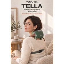 Venandin JBY-827 Tella Yoğurmalı Boyun Masaj Cihazı 10W, 3 Kademeli - Yeşil