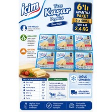 İçim Kaşar Peyniri 400GR x 6