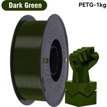 Kingroon Koyu Yeşil Petg Filament 1.75 mm 1 kg - Kıngroon Basic