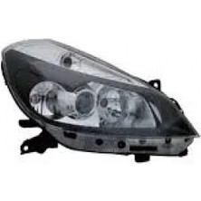 Tyc Renault Clio 2005-2008 Ön Far Mercekli Elektrikli Motorlu Gündüz Farlı Hatchbak Sağ (Oem No: 7701061076)