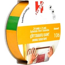 Her Bant Çift Taraflı Bant 24MMX25MT