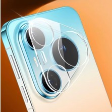 Nanospace Huawei Pura 90S Pro Uyumlu Siyah Çerçeveli Kamera Lens Koruyucu Temperli Cam
