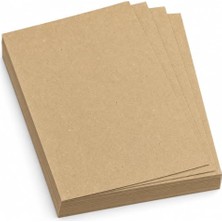 Aydogan's A4 Kraft Kağıdı, 100 Adet, 21 x 29,7 Cm, Kahverengi, Hobi, El Işi, Çizim ve Hediye Notları Için