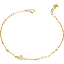 Debora Jewelry 14 Ayar Altın Lotus Bileklik