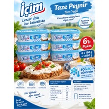 İçim Taze Peynir 180 gr x 6 Adet