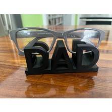 Alpin Babaya Özel Gözlük Standı - Pla Dad Modeli Masa Aksesuarı