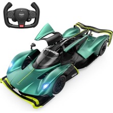 Aydogan's 1:14 Aston Martin Valkyrie Amr Pro Işıklı Uzaktan Kumandalı Araba - Açık Yeşil
