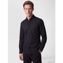 Lc Waikiki Yeni Sezon Lacivert Regular Fit Gabardin Erkek Gömlek