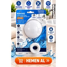 OCK Plast Plastik Kaplama Pop-Up Otomatik Lavabo Sifonu
