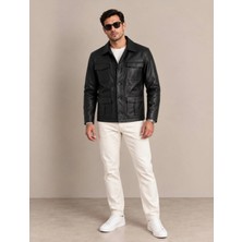 Velmora Leather Hakiki Deri Kaban Premiumderi-Astarlı-Bol Kalıp