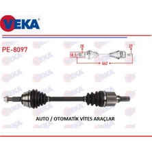Komple Aks Sol Peugeot 3008 2 2016+ 5008 2 508 2 C4 2 Picasso / Spacetourer  662MM 1613306680 Veka PE-8097