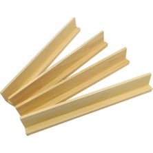 Happy Trend Ahşap Domino Tepsi Seti, 4'lü Ahşap Domino Rafları, Domino Fayansları Için Domino Tutucuları, Meksika Treni, Mahjong, Tavuk Ayağı ve Diğer Domino Oyunları