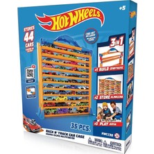 Happy Trend Wheels Rack N' Track Saklama Kutusu, 44 Araba Veya Diğer Oyuncaklar Için – Vitrin Kutusu, Toplama Kutusu, Koleksiyon Kutusu, Çok Renkli, Arabalar Dahil Değildir (Hwcc9)