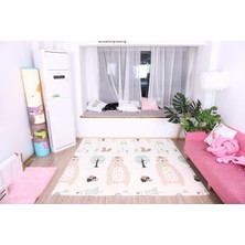 Happy Trend Lovely Jungle Katlanabilir Oyun Matı Oyun Halısı 150 x 180 x 1 cm