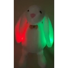 Happy Trend Işıklı, Uyku Arkadaşı Uzun Kulak Bunny Peluş Tavşan 65CM Sarı