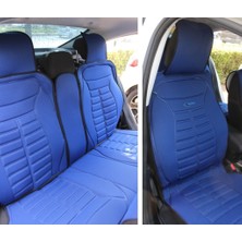 Chevrolet Cruze Sedan Oto Koltuk Minderi Ön Arka 5'li Set Mavi Fivestar Serisi