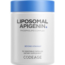 CodeAge Liposomal Apigenin, Chamomile Extract, 90 Capsules Nsf Certified - Liposomal Apigenin Capsules, Botanical Calm From Chamomile