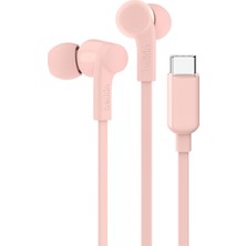 Str Store Soundform Kablolu Kulaklık (Pembe) – Mikrofonlu Kulak Içi Tasarım, Usb-C Konnektör, iPhone 15, iPad Mini, Galaxy ve Android Cihazlarla Uyumlu
