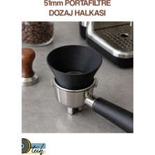 Dekonest 51MM Espresso Dosing Funnel Kahve Dozaj Halkası Portafiltre Hunisi Barista Aksesuarı