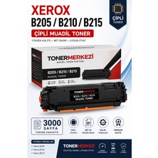 Toner Merkezi Xerox B205/B210/B215/106R04348 Çipli Muadil Toner 3k Baskı Adedi B205-106R04348, B205, 106R04348, B210, B215,UYUMLU