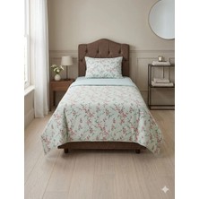 F.ACAR Home Collection Tek Kişilik Nevresim Takımı Çiçek Dalları