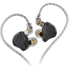 Tech Butiq Kz ZS10 Pro x Kulak Içi Monitörler, Profesyonel Gürültü Izolasyonlu Kablolu Kulaklıklar, 1dd+4ba Hibrid 5 Sürücüleri Hif