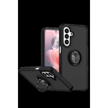 Dolozena Samsung Galaxy A57 5g Montreal Yüzüklü Silikon Kapak - Siyah